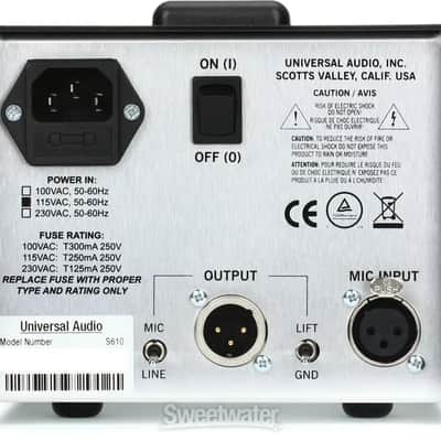 Universal Audio Solo/610 Desktop Tube Mic Preamp 2006 - Present - Black image 4