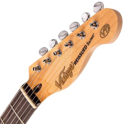 Vintage Reissued Series V72HFTB Flame Top w / 2 Humbuckers, Tobacco Burst image 9