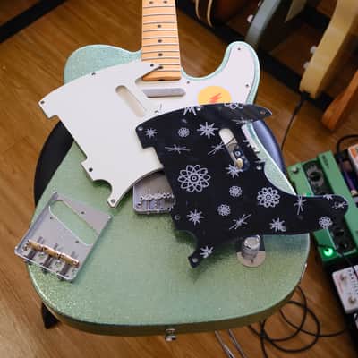 Partscaster: Guitar Mill Coke Bottle Flake T-Style + Fender Bullet 1 Neck – Complete Premium Build, Mastery, Arcane, Rutters with Extras! image 1