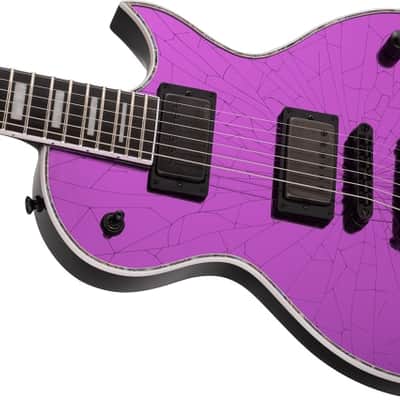 Jackson Pro Series Signature Marty Friedman MF-1 Electric Guitar. Ebony Fingerboard, Purple Mirror image 5