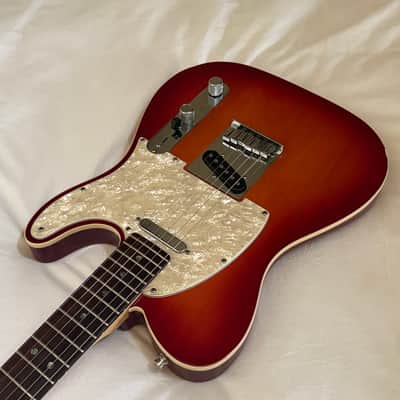 Vintage 2005 Fender American Deluxe Telecaster Rosewood Fretboard - Cherry Sunburst - Free Pro Setup image 6