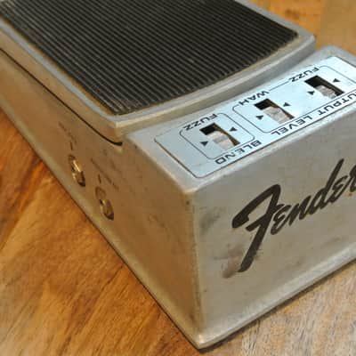 Vintage 1970's Fender Fuzz Wah Pedal- Metal, Works Great image 4