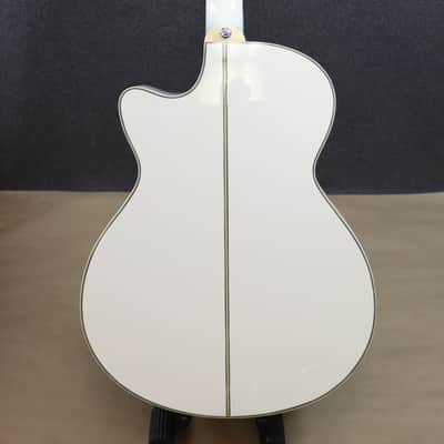 ESP LTD X-Tone AC-10E Acoustic Electric Guitar with Pickup Preamp EQ Tuner OM Body XTONE White image 3
