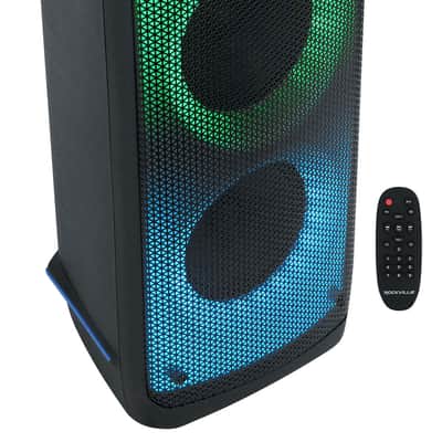 Rockville BASS PARTY 65 1200w LED Bluetooth House Party Speaker System+Mic Input image 1