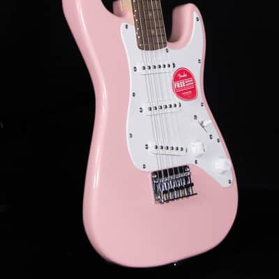 Squier Mini Stratocaster, Laurel FB, Shell Pink image 4