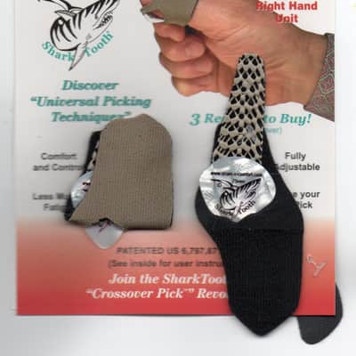 Thumb Pick - SharkTooth Super Hybrid Crossover dual pack with free Artist Signature Picks image 1