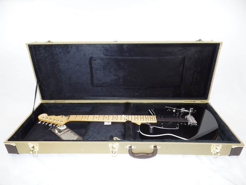Reverend Reeves Gabrels II Signature Midnight Black Guitar with Maple Fingerboard 2015. Hardshell Case. image 1