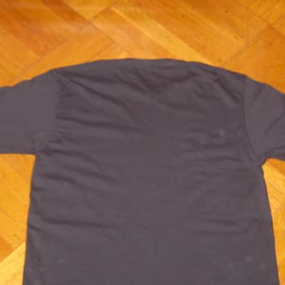 new (NO packaging / NO hang tag) A+ genuine Dunlop TORTEX MEN'S "VINTAGE" T-SHIRT, DSD31MTSM, Size Medium - Black, 100% Cotton, Short Sleeve - Graphic is yellowish-gold (this is NOT a vintage shirt) the graphic / logo is vintage style image 9