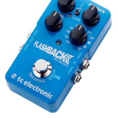 TC ELECTRONIC FLASHBACK 2 DELAY AND LOOPER A PEDALE PER CHITARRA TRUE BYPASS TECNOLOGIA MASH + 3 SLOT TONEPRINT image 2