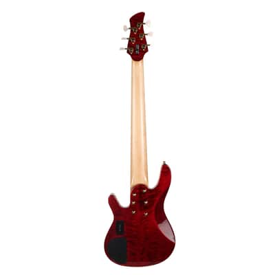 Yamaha John Patitucci TRB Signature Bass Translucent Dark Red image 3