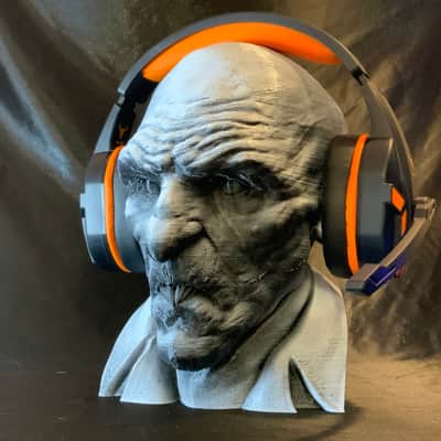 Nosferatu Headphone Stand! Horror Movie Vampire Holder Rack like Dracula/Frankenstein/Mummy/Werewolf image 1