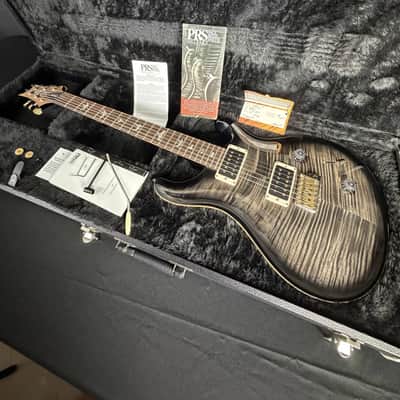 PRS Custom 22 CU-22 2017 - Charcoal Burst 85/15 Birds Pattern Regular image 1