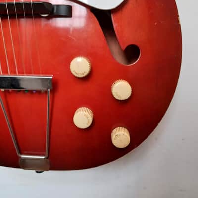 Harmony H54 Rocket II - 1960s - Red Burst image 9