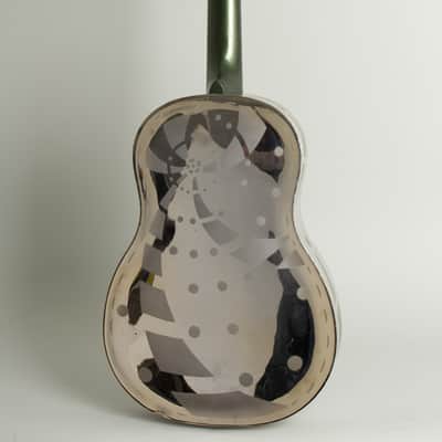 National  Tricone Exploding Palm Tree Resophonic Guitar (1937), ser. #A-2909 image 2