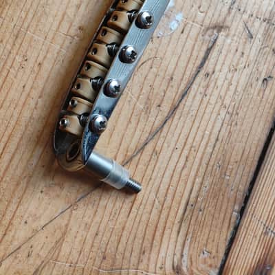 Staytrem Johnny Marr Jaguar Jazzmaster guitar bridge with Graphtech frictionless saddles image 2