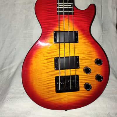 Epiphone Les Paul Bass - Red Burst - with gig bag image 7