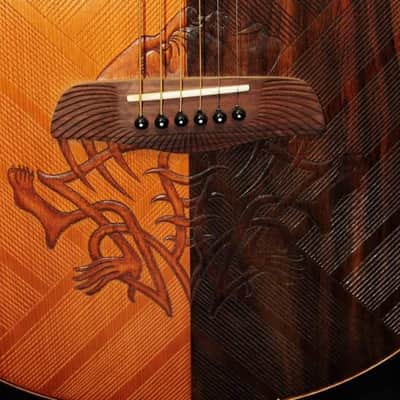 Blueberry Handmade Acoustic Guitar Grand Concert image 9