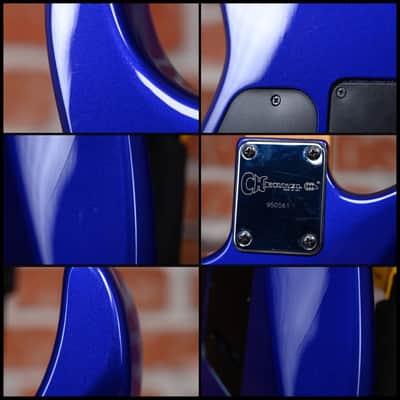 Charvel USA San Dimas Standard Series Sapphire Blue 1995 w/Hardshell Case image 13