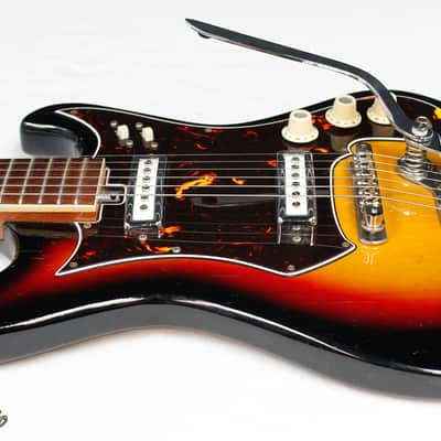Vintage 1960's Silvertone Electric Guitar, Sears & Roebuck w/GB! FUNKY!! #37823 image 8