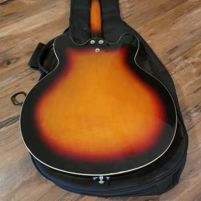 1966 Mosrite Celebrity III 3 Electric Guitar Sunburst All Original Great Condition! image 17