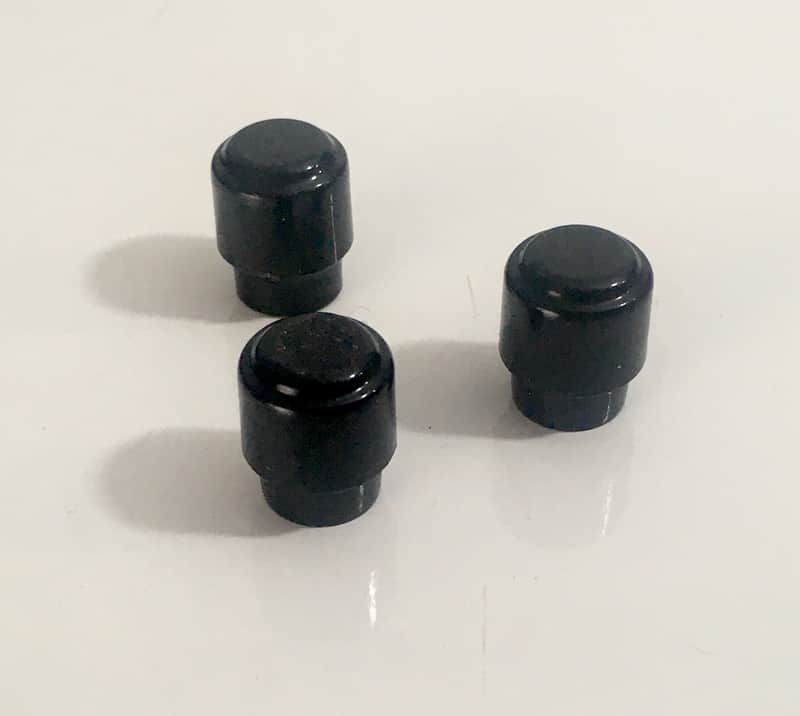 Lot of 3 Vintage Style Fender Tele Switch Tips Black Light Relic Luthier Project image 1