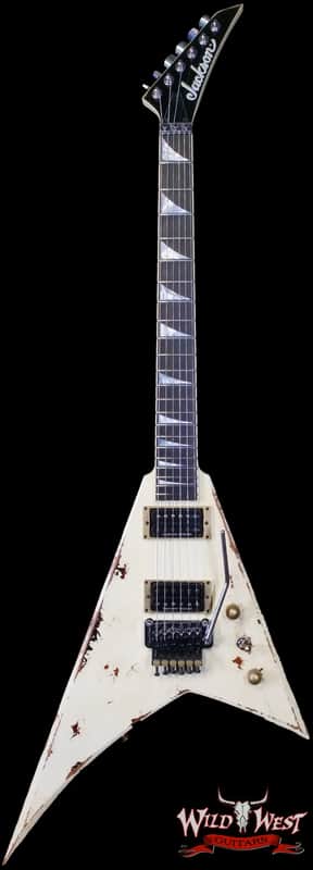 2026 Jackson USA Custom Shop Randy Rhoads RR-2H Floyd Rose Heavy Relic Vanilla Shake Over 3 Tone Burst 7.60 lbs image 1