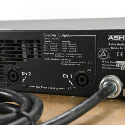 Ashly PE-3800 2-Channel Protea-Enabled 1900W Power Amplifier CG012GA image 5