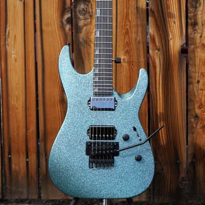ESP Custom Shop Original M-II DLX Ebony Board   Granite Sparkle Satin 6-String w/ Case (2025) Bild 1
