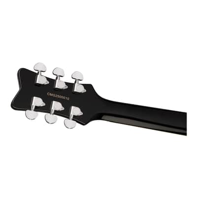 Gretsch Guitars Streamliner Jet Club with High-Output Ceramic Humbuckers and 12 Inch Fingerboard (Jet Black) image 6