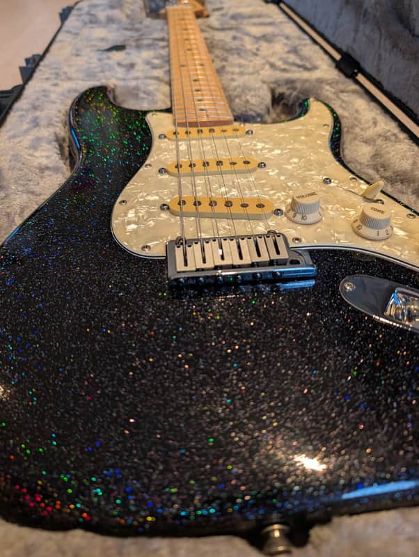 Fender Custom Shop American Classic Stratocaster – Black Haloflake (Corona) image 1
