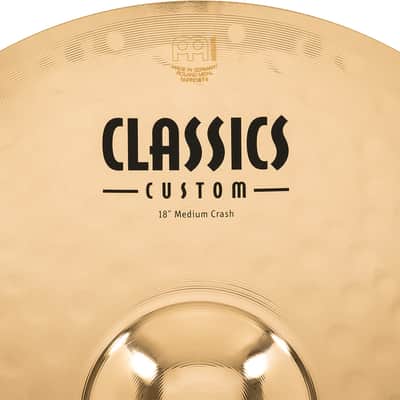 MEINL CC18MC-B Classics Custom Brilliant Medium Crash 18 Zoll Becken image 6