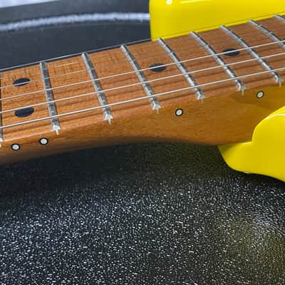 NEW! Fender American Ultra Stratocaster HSS - Dealer Exclusive Limited Edition - Roasted Maple Neck - Graffiti Yellow - In-Stock! 8.2lbs - G0G07070 image 8