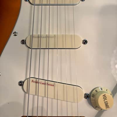 Fender Strat Plus Dx 50th Anniversary Lace Sensors TBX LSR Schallers 1996 - Brown Sunburst image 3