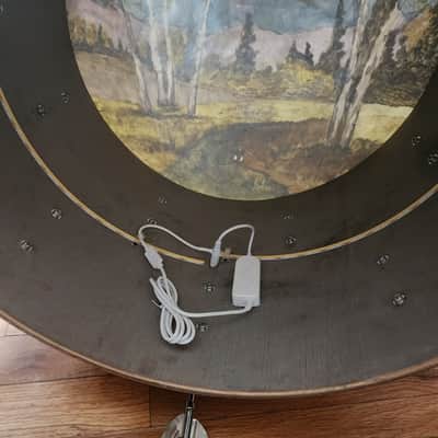 Majestic MIJ Bass drum/lamp 60's  - Red sparkle image 10