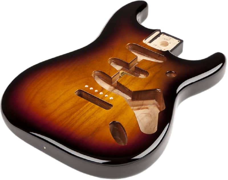 Fender Classic Series 60's Stratocaster SSS Alder Body Vintage Bridge Mount, 3-Color Sunburst image 1