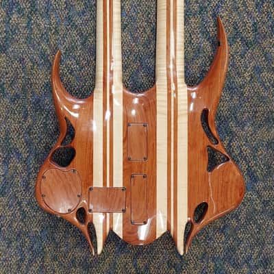 Custom Exotic Double Neck 8/4 Natural image 4