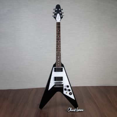 Gibson Custom Shop Kirk Hammet 1979 Flying V Electric Guitar - Ebony - #KH046 image 2