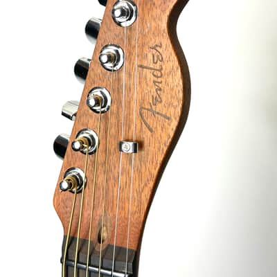 Fender Acoustasonic American Telecaster All Mahogany 2024 - Natural image 4