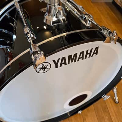 Drum Kits - Yamaha Recording Custom 14x24 9x13 15x16 (Solid Black) image 7