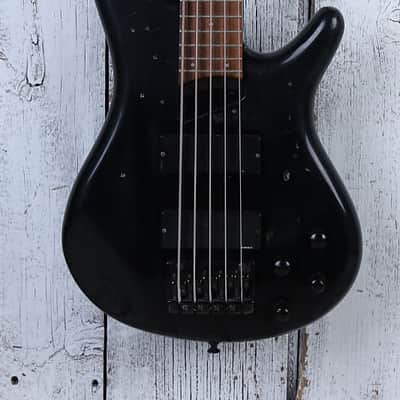Ibanez 2000 SR Series SR885 5 String Electric Bass Guitar Black Finish Made in Japan image 1