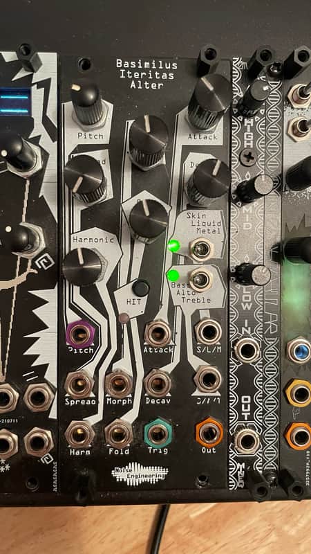 Noise Engineering Basimilus Iteritas Alter 2017 - Black - Universal drum synthesizer with roots in the analog world image 1