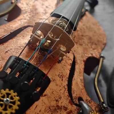 Steampunk Violin "The Duke of Diamonds" image 7