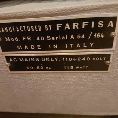 Immagine Farfisa FR-40 1964 - 5