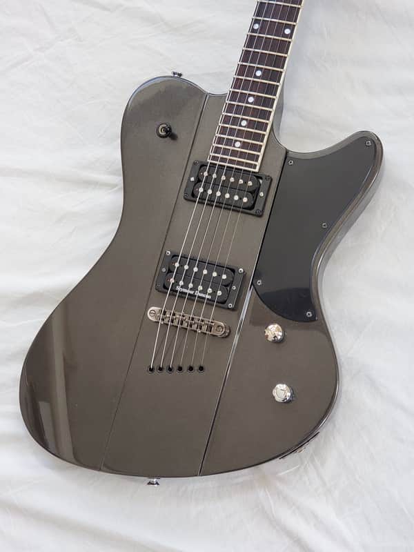 2002 Schecter Mike Tempesta Powerman 5000 PM5K Signature Ultra-M M-33 Guitar - Metallic Black Finish image 1