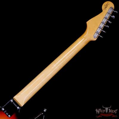 2023 Fender Custom Shop 1959 Hardtail Stratocaster Time Capsule Package TCP Chocolate 3-Color Sunburst 7.30 lbs image 5