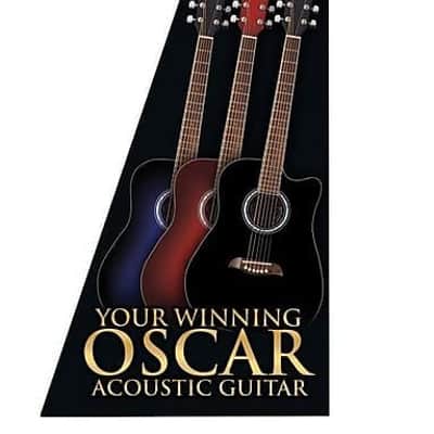 Oscar Schmidt Mod OD45CBPAK Cutaway Dreadnought Acoustic Guitar Pack - Black image 2