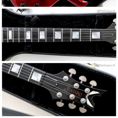 2008 Dean Custom Shop Soltero USA in Trans Red image 7