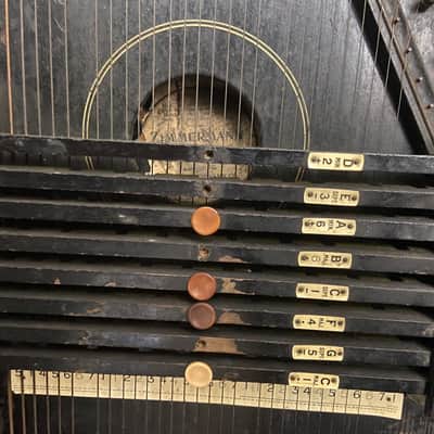 Antique Zimmermann Autoharp, Needs Repair (used) image 5