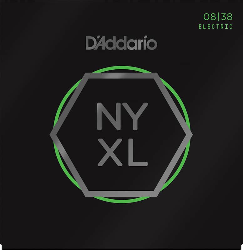 D'Addario NYXL0838 Nickel Wound Electric Guitar Strings, Extra Super Light Gauge image 1
