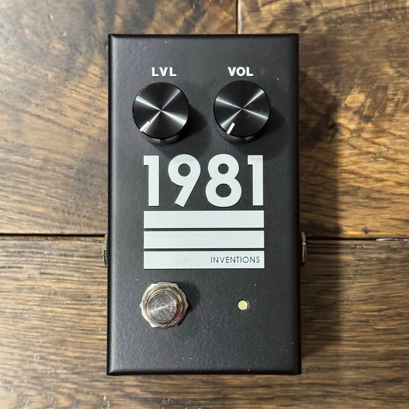1981 Inventions LVL Full-Range Overdriver - Black image 1